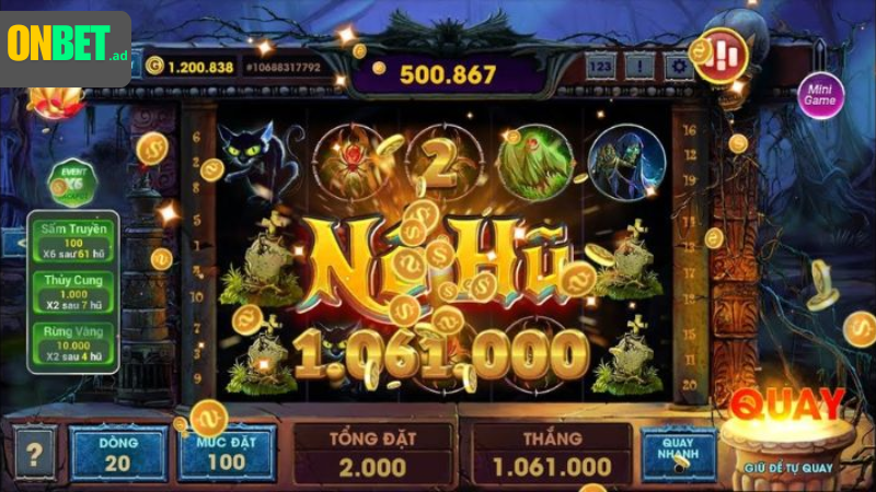 Kho Báu Wild, Scatter, Bonus thưởng lớn.