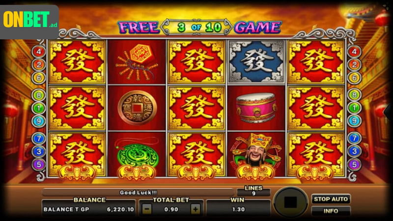 TP Điện Tử: "Lucky God", "Roma", dễ chơi.